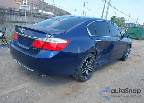 2013 Honda Accord Sport из США, поврежденный, VIN 1HGCR2F51DA092738